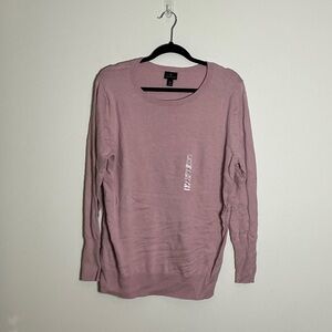 Worthington Mauve Long Sleeve Top